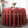 Satin Jacquard Wedding Take Mesa Banquete Banquete con oro